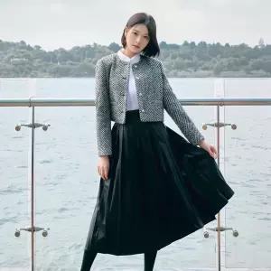 [케네스레이디][BYLYNN]제이토 레더 플리츠 스커트 EWLSOJ0300