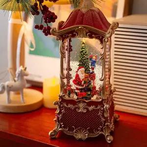 [NS홈쇼핑]25203 사각 기차 크리스마스 오르골 워터볼 LED 스노우볼 무드등 조명..