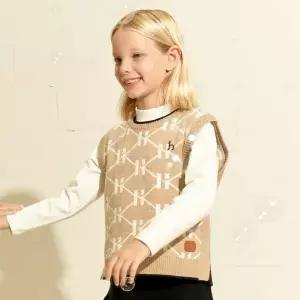 [보리보리/헤지스 키즈]헤지스키즈 여아 헤리아토 패턴 베스트 HTW31KV53M_BG