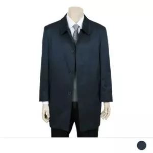 [라일리의류] Rly 핸브 네이비 간절기 하프 트렌치 코트 (국내생산