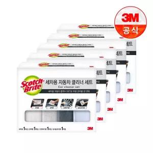 [3M]세차용 자동차타월 4종세트(세차용/광택용/오염제거용/실내유리용) x 5개