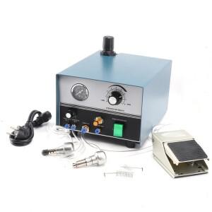 High Quality Grer Helper Pneumatic Engring Machine with Two Handpieces Jewelry Tools  Equipment 110V