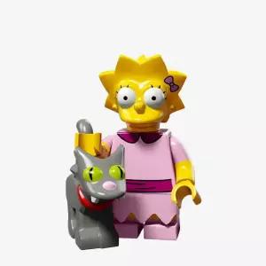 레고 미니피규어 71009 심슨시리즈2 리사와 스노우볼2세