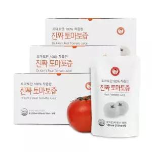 [김재식 헬스푸드] 진짜토마토즙 100ml 30팩 x 3박스 (총90팩)