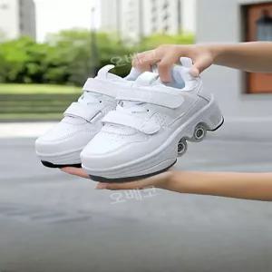 롤러슈즈 바퀴운동화 신발 스케이트 스피드 데일리 스포츠 피트니스 4륜