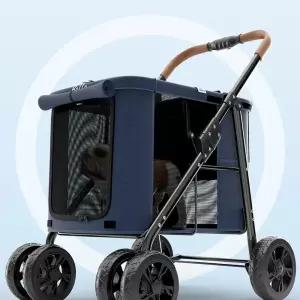 대형견 중형견 개모차 경량 카트 유모차 반려견 시바견 접이식 노견