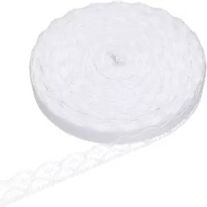 30야드 화이트 레이스 리본 선물 포장 드레스 장식 웨딩 바느질 공예 (스타일1)