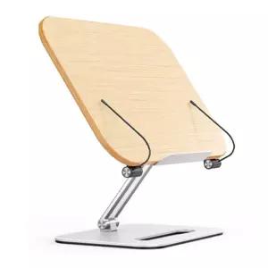 알루미늄 나무받침대 접이식 스탠드독서대 휴대용 주방용 어린이 회사원 공부용 회사