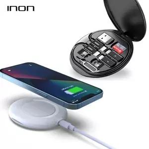 아이논 INON 여행용 15W 고속 무선충전기 키트