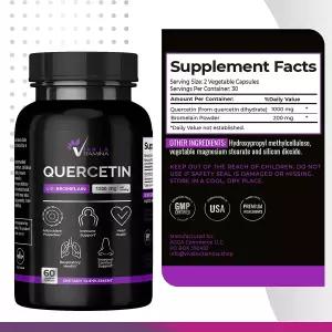 비바 라 비타민 퀘르세틴 브로멜라인 보충제 1회 제공량당 1200mg 강력함