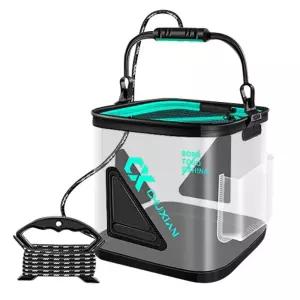 바다낚시 밑밥통 살림통 접이식 다용도가방 살림망 낚시터 물바가지 물고기통 밤낚시