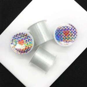 4피스 워터고기 스레드 투명 바느질 크리스탈 나일론 라인 와이어 보이지 않는 손 석 고속  0.2