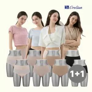 [오렐리안](1+1)오렐리안 데일리 크레오라 안심팬티 4종+4종