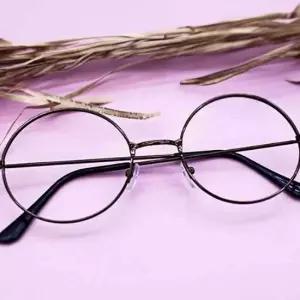 동그란 원형 둥근 둥근안경테 안경테 브라운 여성