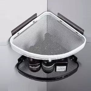 물빠짐 그물망 욕실코너선반 욕실선반 화장실수납선반 욕실수납장 욕실스텐선반 욕실흡착선반