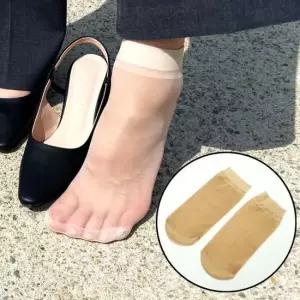 발목스타킹 5켤레 살색 반투명 스타킹 앞머리가발 부분가발 앞머리피스 여자정수리가발