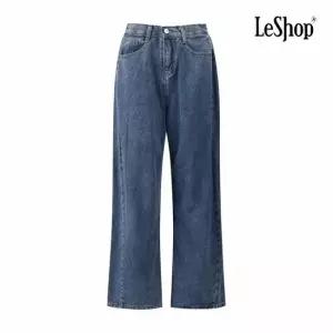 [르샵] 심플 와이드핏 데님 팬츠 (BPCPT005A)