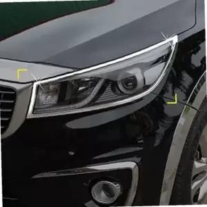 카니발 헤드라이트 크롬 커버 튜닝 감싸는