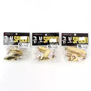 [하프클럽/]국산 캣츠크로우 골드 곰보스푼 낚시스푼 맨도래 트레블훅
