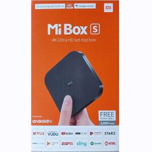 구글 어시스턴트 원격 스트리밍 미디어 플레이어가 탑재된 샤오미 Mi Box S 안드로이드 TV - 크롬캐스트 내장 - 4K HDR - Wi-Fi - 8GB - 블랙