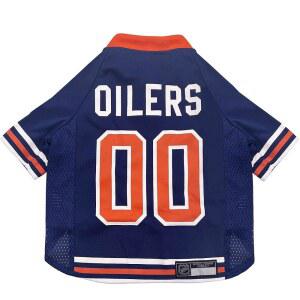 반려견과 고양이를 위한 반려동물 최초의 NHL 에드먼턴 오일러스 유니폼, 엑스 스몰. - 반려동물을 진정한 팬으로 만들어 보세요!