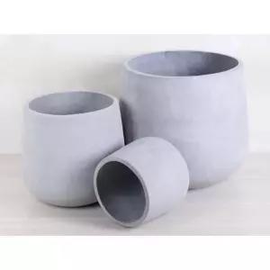 33 원통형 시멘트 RGB 장식 스테인리스 화분 원형