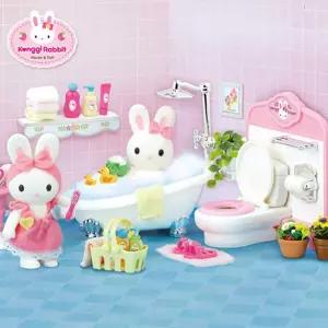 어린이날 콩지래빗 목욕 욕실 완구 4세여아 소꿉놀이 3세 딸선물 키즈카페 놀 선물 딸