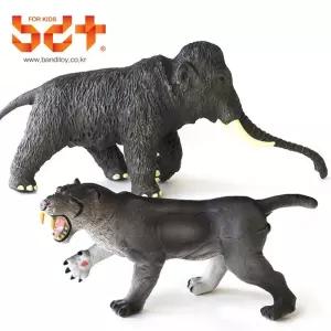 반디 애니멀 소프트 장난감 호랑이 매머드 모형 수집 전시 놀이 애니멀피규어 동물