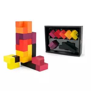 유치원 창의력 블록 쌓기 공간 장난감 유아원목장난감 아기원목블록 원목교구 집중력