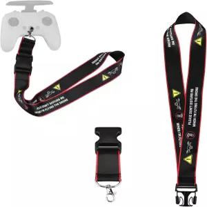 금속 클립이 장착된 NUHFUFA 넥 랜야드 DJI FPV 리모컨 3 /2 나일론 땋은 어깨 스트랩 비행 안전 경고