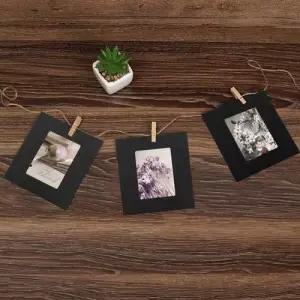 생일가랜드 블랙 2x3 종이 액자 소형액자 종이액자틀