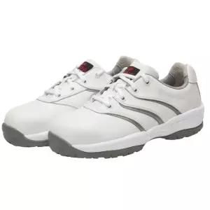 안전 기능 산업화 논슬립 화이트 작업화 근무화 운동화 작업 신발 (WFJ4Y87)