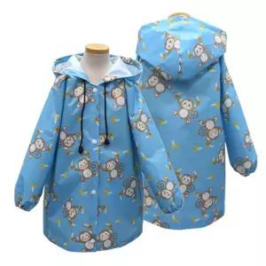 유아동 바람막이 점퍼 자켓(몽키) 메쉬 우 레인코트의 판초의 우비 여자비 남자비 망토의 버튼형비 용망토