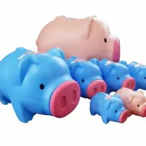 심플한 돼지 저금통 캐시박스 귀여운 동물 저축통 (WFJ5ASU)