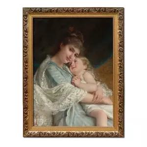 유화 인물 그림 장식 맞춤형 대형 프레임