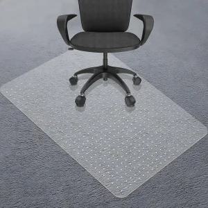 카펫용 Tcyzest 사무용 의자 매트 32인치 x 48인치 투명 헤비 듀티 카펫 바닥 이지 글라이드 데스크 위