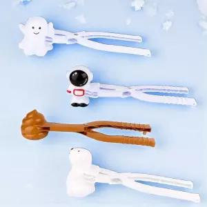 스노우볼 스노우 메이커 곰돌이 눈사람 틀 집게 눈 뭉치기 똥 눈집게 눈놀이장난감 눈뭉치제조기