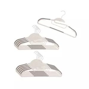 고품질 논슬립 의류 걸이 10개 어깨 보호 옷걸이 방지형 (WFJQHWT)