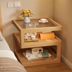 원룸협탁 모던 사이드테이블 안방 단단한 낮은 미니