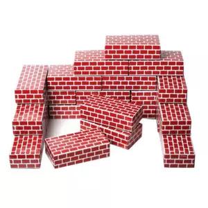 단색 종이 유아 페이퍼토이 벽돌블럭 쌓기 에듀 방과후 수학자료