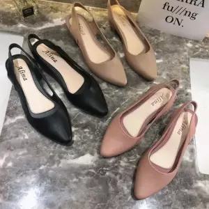 여자 플랫 슈즈 슬링백샌들 슬링백힐 구두 신발 미들힐 굽 3 5cm 여성구두 하이힐 여성스