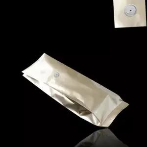 금박알루미늄 알루미늄봉투 M 커피봉투 M형봉투 밸브형 15X40cm폭6cm 100매