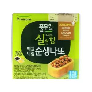 순생나또 30개(2팩x15입) (1485g) 겨울 식재료 풀무원 건강식 간편요리 먹기편한 밥소스