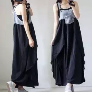 멜빵원피스 멜빵치마원피스 데님 CESS 1682 폴리