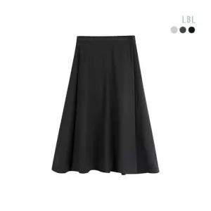 엘비엘25SS 메탈 핀스트라이프 훌 스커트