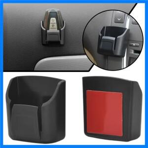 차량용 키홀더 클립 차량 내부 수납함 대시보드 정리함 접착식 마운트 카드 키 랙 범용 맞춤형 내부 수납