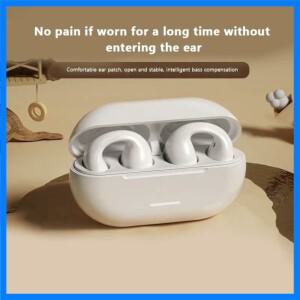 T75 무선 블루투스 헤드셋 이어 클립 음악 소음 감소 HD 통화 스포츠 게임 헤드셋