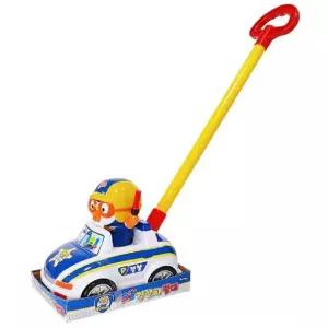 뽀로로 경찰차 걸음마 밀대 유아장난감 아기걷기연습 육아템 집콕놀이 끌고다니는