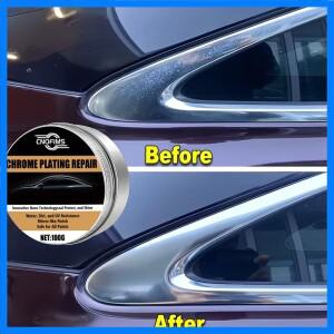 유니버설 크롬 광택 복원제: 휠 및 배기 팁에 스크래치 없는 광택