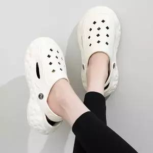 키높이 웨지샌들 슬리퍼 여름 통굽 WFHXMNP